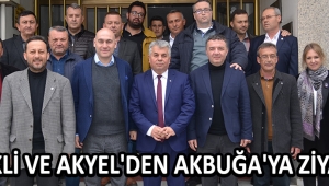 Yürekli ve Akyel'den Akbuğa'ya Ziyaret !