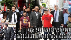 Akhisar Belediyesi'nden Engelliler Haftası'nda özel program