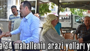 2 ayda 34 mahallenin arazi yolları yapıldı