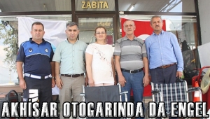 ARTIK AKHİSAR OTOGARINDA DA ENGEL YOK…