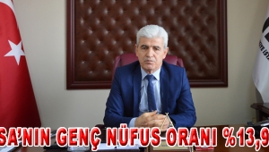 MANİSA’NIN GENÇ NÜFUS ORANI %13,9’DUR.!