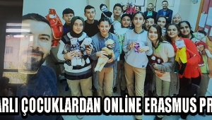 Akhisarlı Çocuklardan Online Erasmus Projesi !