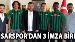 Akhisarspor'dan 3 İmza Birden !
