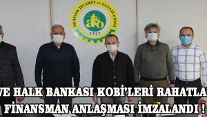 ATSO ve Halk Bankası KOBİ'leri Rahatlatacak Finansman Anlaşması İmzalandı 