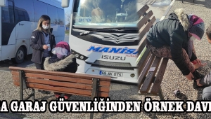 Manisa Garaj Güvenliğinden Örnek Davranış