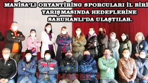 MANİSA’LI ORYANTİRİNG SPORCULARI İL BİRİNCİLİĞİ YARIŞMASINDA HEDEFLERİNE SARUHANLI’DA ULAŞTILAR.