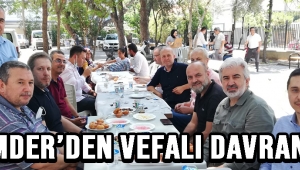 AKİMDER’den Vefalı Davranış !