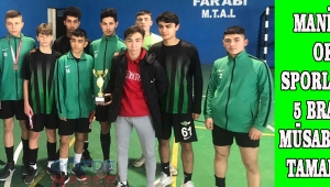Manisa’da okul sporlarında 5 branşta müsabakalar tamamlandı