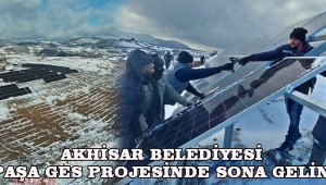 Akhisar Belediyesi Hanpaşa GES projesinde sona geliniyor