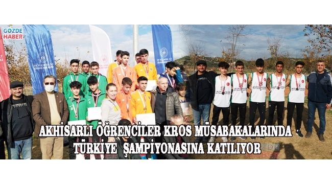 Akhisarlı öğrenciler kros müsabakalarında Türkiye Şampiyonasına katılıyor