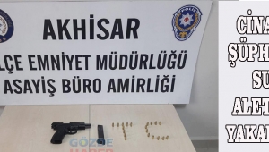 Cinayet şüphelisi suç aletiyle yakalandı!