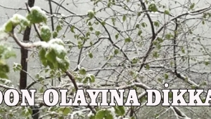 DON OLAYINA DİKKAT!