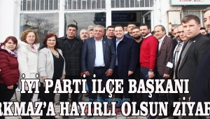 İYİ PARTİ İLÇE BAŞKANI KORKMAZ’A HAYIRLI OLSUN ZİYARETİ