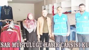 AKHİSAR MÜFTÜLÜĞÜ HAYIR ÇARŞISI KURDU!