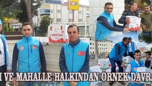 İMAM VE MAHALLE HALKINDAN ÖRNEK DAVRANIŞ !
