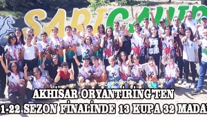 AKHİSAR ORYANTİRİNG’TEN 2021-22 SEZON FİNALİNDE 13 KUPA 32 MADALYA 