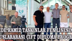 MACİDE RAMİZ TAŞKINLAR FEN LİSESİNDEN ULUSLARARASI ÇİFT DİPLOMA PROGRAM