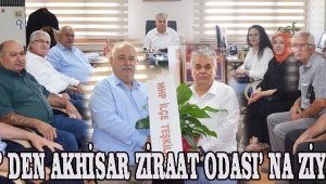 MHP’ DEN AKHİSAR ZİRAAT ODASI’ NA ZİYARET