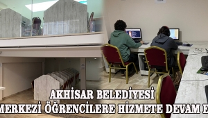 Akhisar Belediyesi Etüt Merkezi öğrencilere hizmete devam ediyor