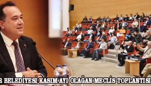 Akhisar Belediyesi Kasım ayı olağan meclis toplantısı yapıldı