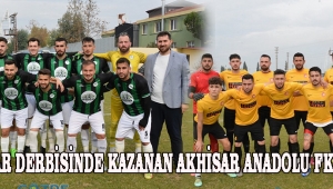 Akhisar Derbisinde Kazanan Akhisar Anadolu FK Oldu !