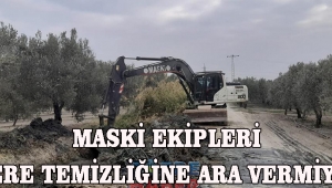  MASKİ Ekipleri Dere Temizliğine Ara Vermiyor