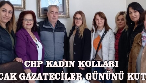 CHP KADIN KOLLARI 10 OCAK GAZATECİLER GÜNÜNÜ KUTLADI