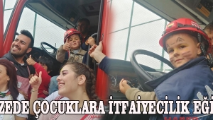 Afetzede Çocuklara İtfaiyecilik Eğitimi