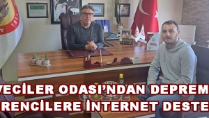 Kahveciler Odası’ndan Depremzede Öğrencilere İnternet Desteği !