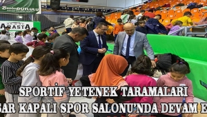 Sportif Yetenek Taramaları Akhisar Kapalı Spor Salonu’nda Devam Ediyor