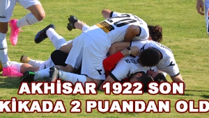 Akhisar 1922 Son Dakikada 2 Puandan Oldu !