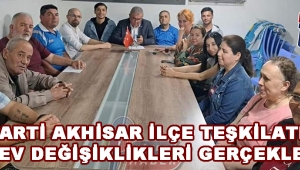 İyi Parti Akhisar İlçe Teşkilatında Görev Değişiklikleri Gerçekleşti !