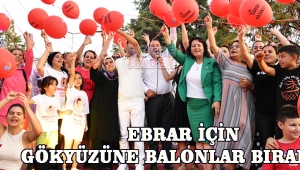 EBRAR İÇİN GÖKYÜZÜNE BALONLAR BIRAKILDI