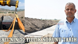 Sarıçalı’nın 30 Yıllık Sorunu Tarih Oldu