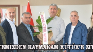 GAZETEMİZDEN KAYMAKAM KÜTÜK’E ZİYARET