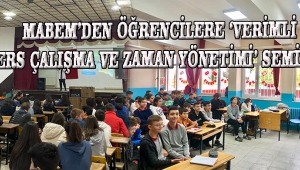 MABEM’den Öğrencilere ‘Verimli Ders Çalışma ve Zaman Yönetimi’ Semineri