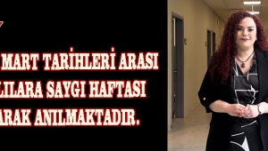  18-24 Mart tarihleri arası Yaşlılara Saygı Haftası olarak anılmaktadır.