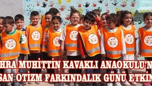 ZEHRA MUHİTTİN KAVAKLI ANAOKULU’NDA 2 NİSAN OTİZM FARKINDALIK GÜNÜ ETKİNLİĞİ