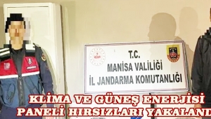 KLİMA VE GÜNEŞ ENERJİSİ PANELİ HIRSIZLARI YAKALANDI