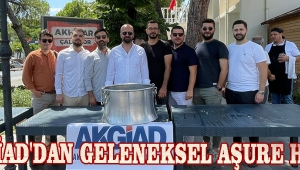 AKGİAD'dan Geleneksel Aşure Hayrı