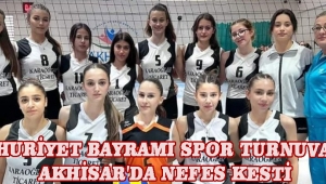 Cumhuriyet Bayramı Spor Turnuvaları Akhisar'da Nefes Kesti