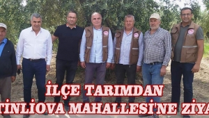 İLÇE TARIMDAN ZEYTİNLİOVA MAHALLESİ'NE ZİYARET