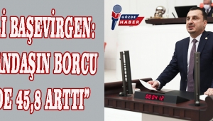 CHP'li Başevirgen: “Vatandaşın Borcu Yüzde 45,8 Arttı”