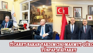 TİCARET BAKAN YARDIMCISI MAHMUT GÜRCAN'dan TÜSPAF,a ZİYARET