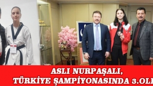 ASLI NURPAŞALI, TÜRKİYE ŞAMPİYONASINDA 3.OLDU