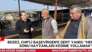 BESİCİ, CHP'Lİ BAŞEVİRGEN'E DERT YANDI: 