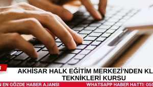 Akhisar Halk Eğitim Merkezi'nden Klavye Teknikleri Kursu