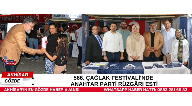 Anahtar Parti, Akhisar’da Festival Coşkusuna Ortak Oldu