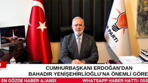 Cumhurbaşkanı Erdoğan’dan Bahadır Yenişehirlioğlu’na Önemli Görev