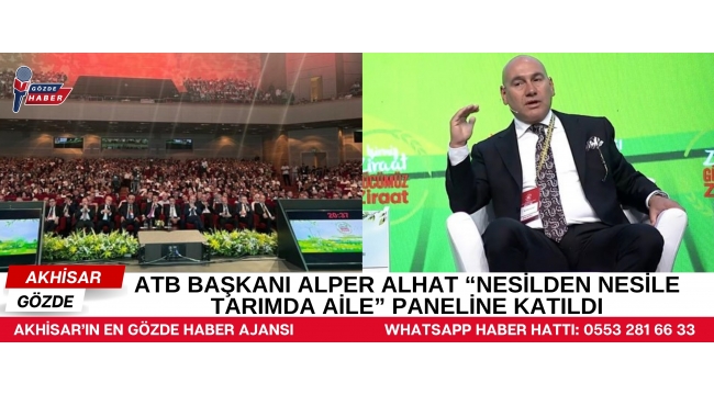 ATB Başkanı Alper Alhat 